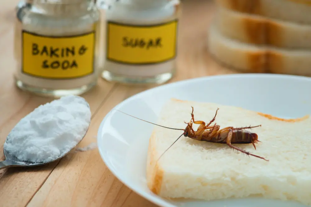 Cocroaches Treatment with Baking Soda and Sugar