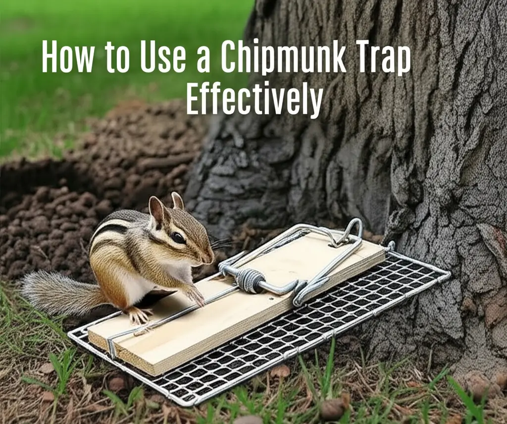 How to Use a Chipmunk Trap Effectively