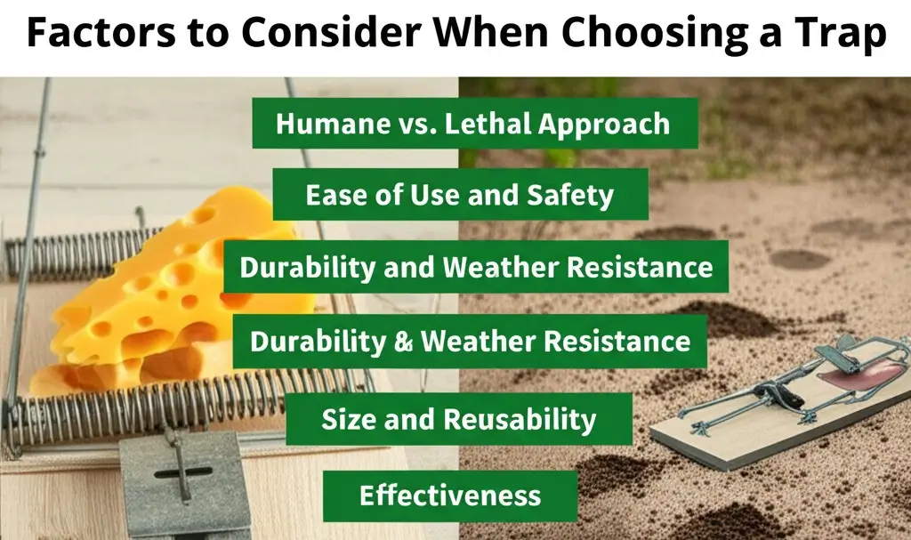 Factors to Consider When Choosing a Trap
