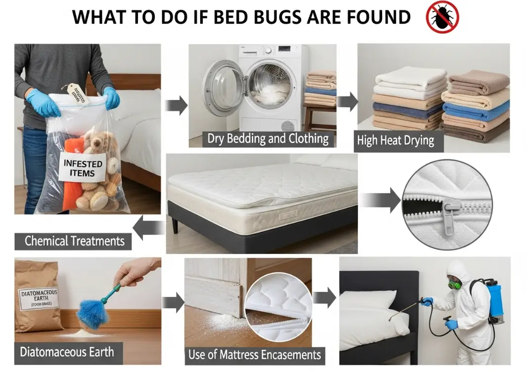 What to Do If Bed Bugs Are Found