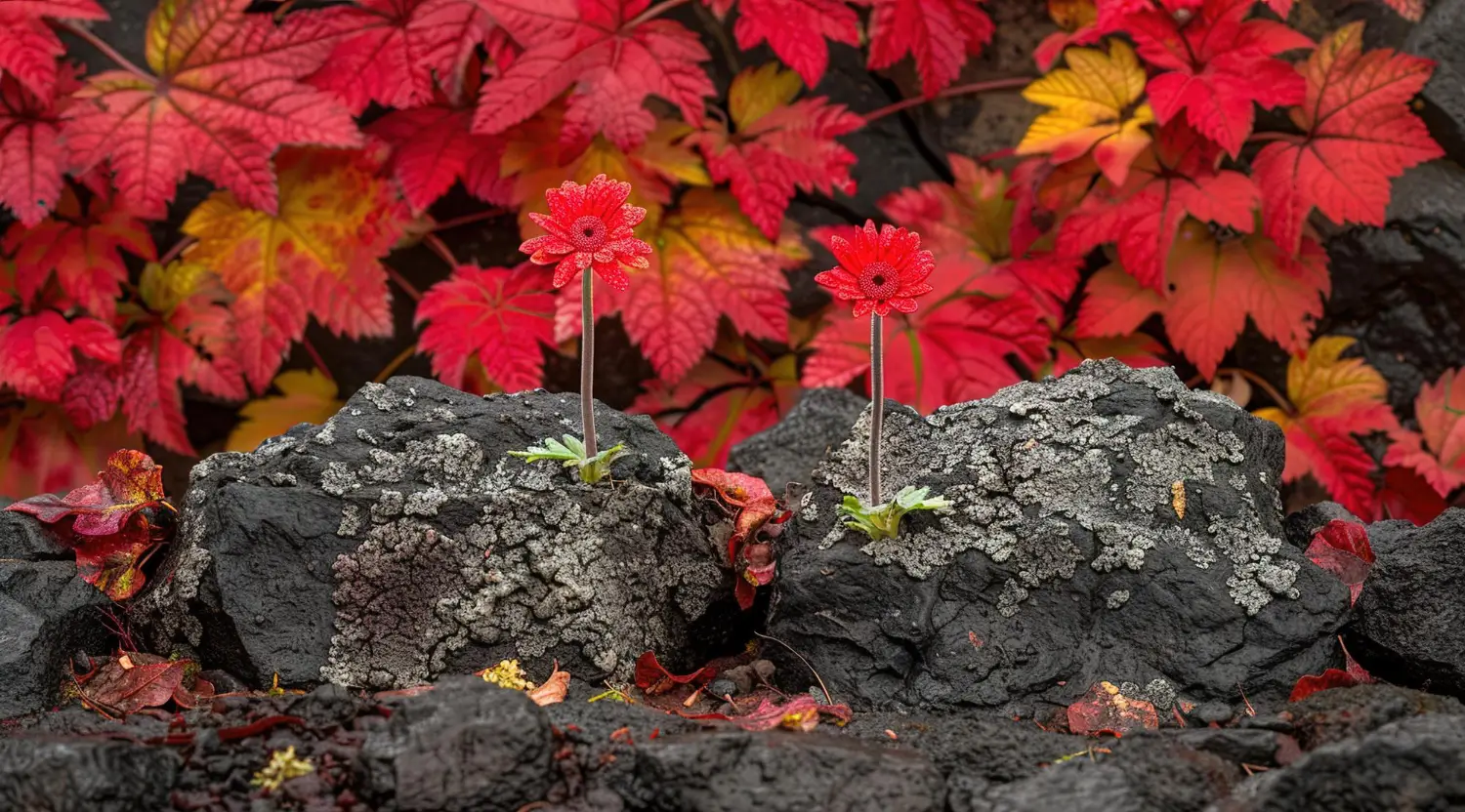 Using lava rocks for garden drainage and decoration