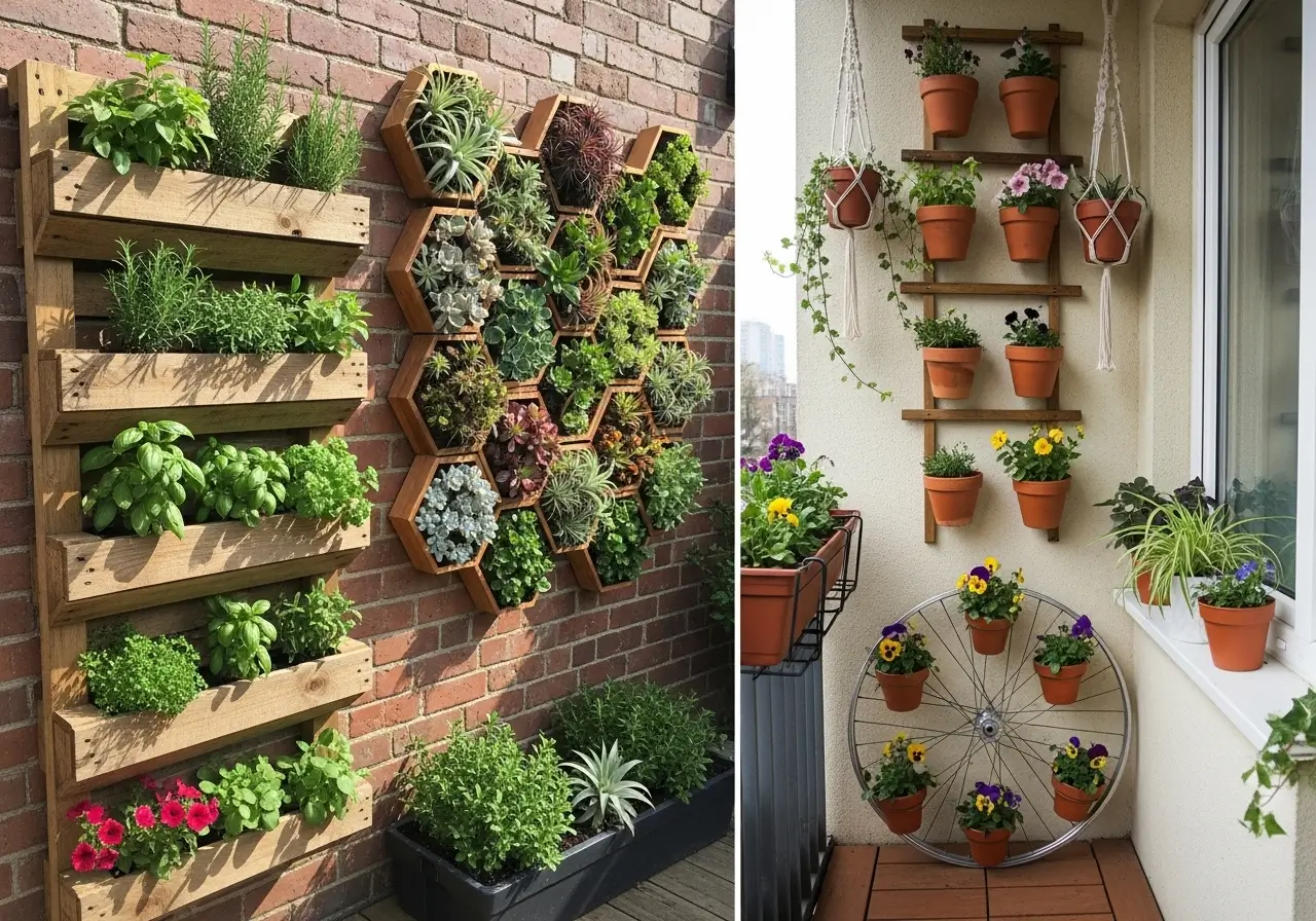 Creative wall planter ideas to transform your garden or balcony