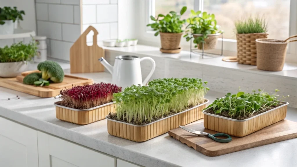 Setting Up a Microgreens Kit at Home