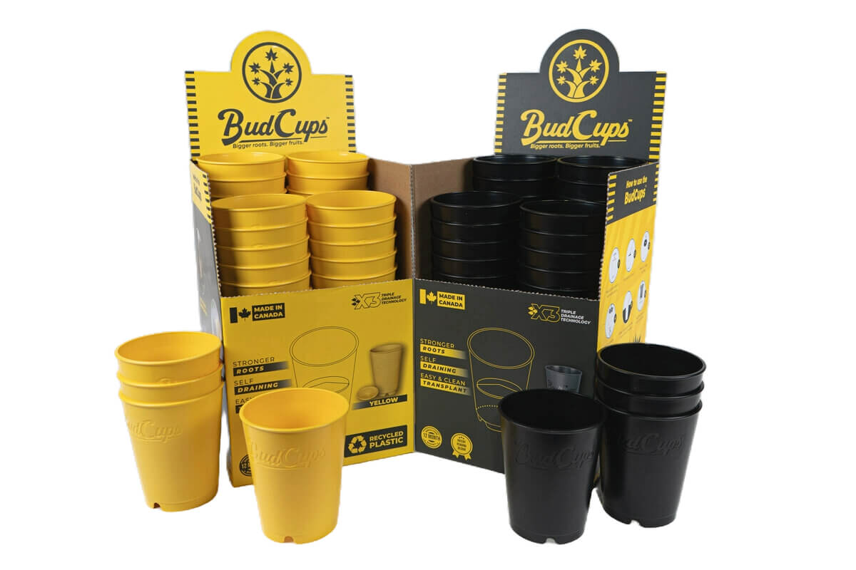 BudCups™ - Self-Draining, Easy-Transplanting Gardening Containers (Pack of 48)