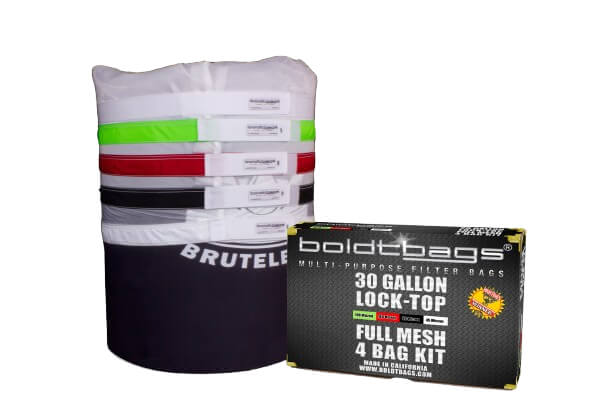30 Gallon Full Mesh Stacker Lock Top 4 Bag Kit