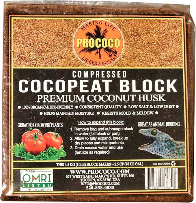 Prococo Cocopeat Block - Tanks Green Stuff