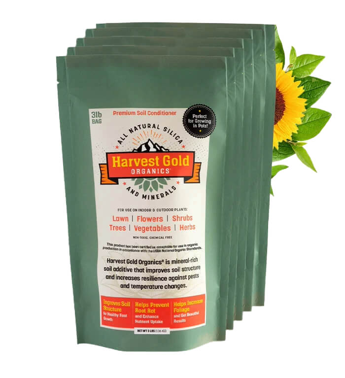 Harvest Gold Organics Premium Soil Conditioner: 5 Bag Bundle