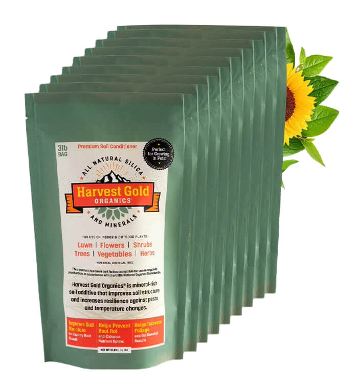 Harvest Gold Organics Premium Soil Conditioner: 10 Bag Bundle