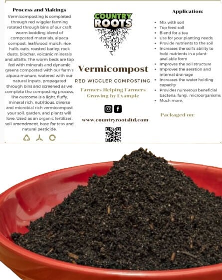 LOS Vermicompost™ - High Grade Small Batch Worm Castings