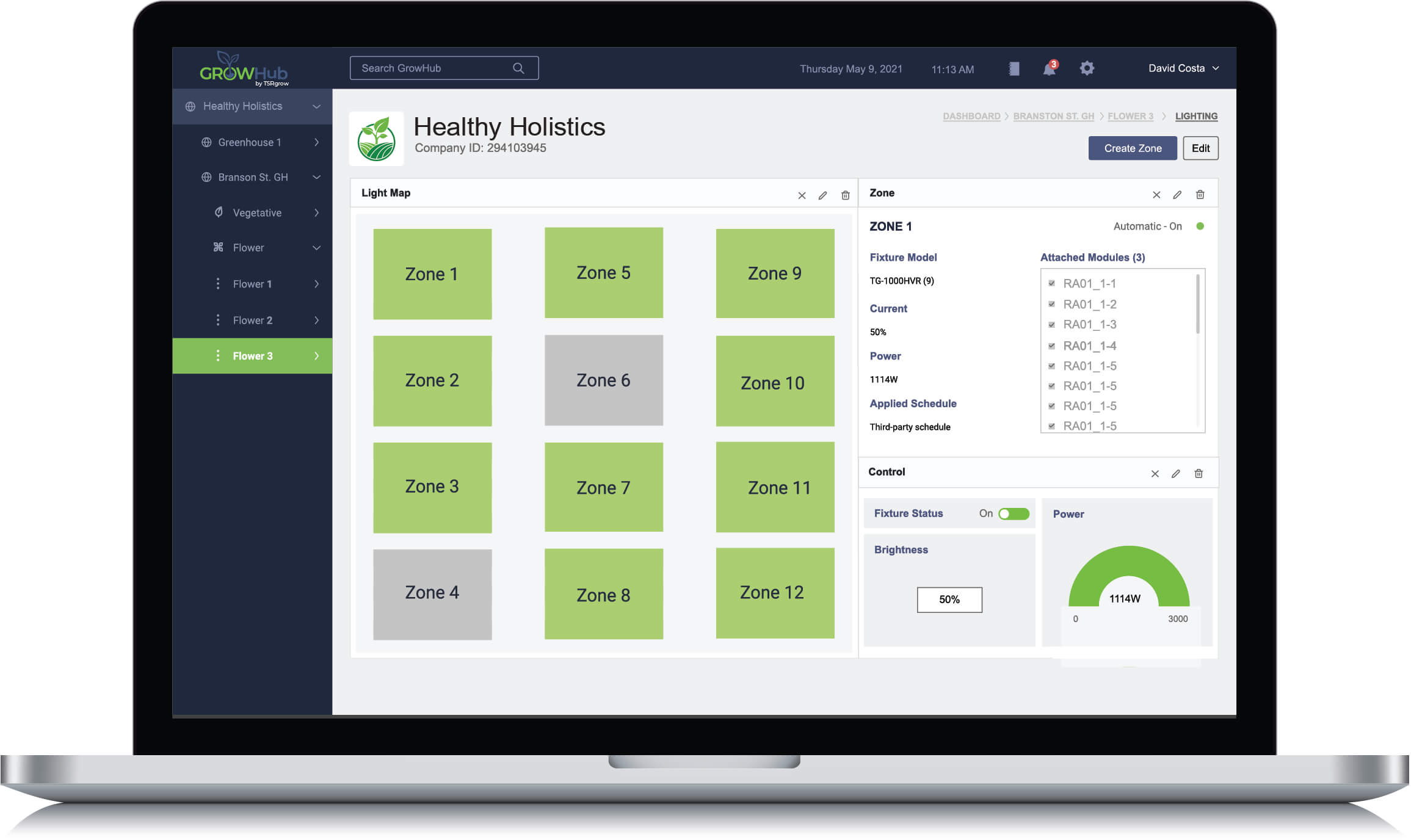 GROWHub Monitoring & Control Software