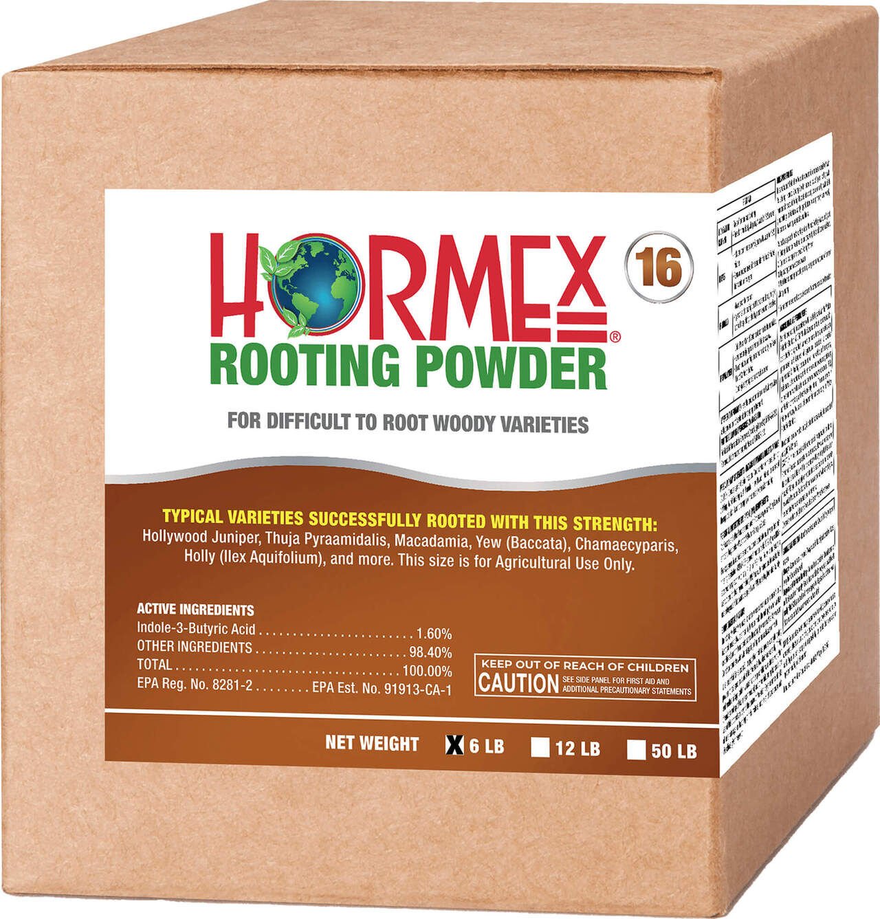 Hormex #16 Rooting Powder 6Lb (Direct)