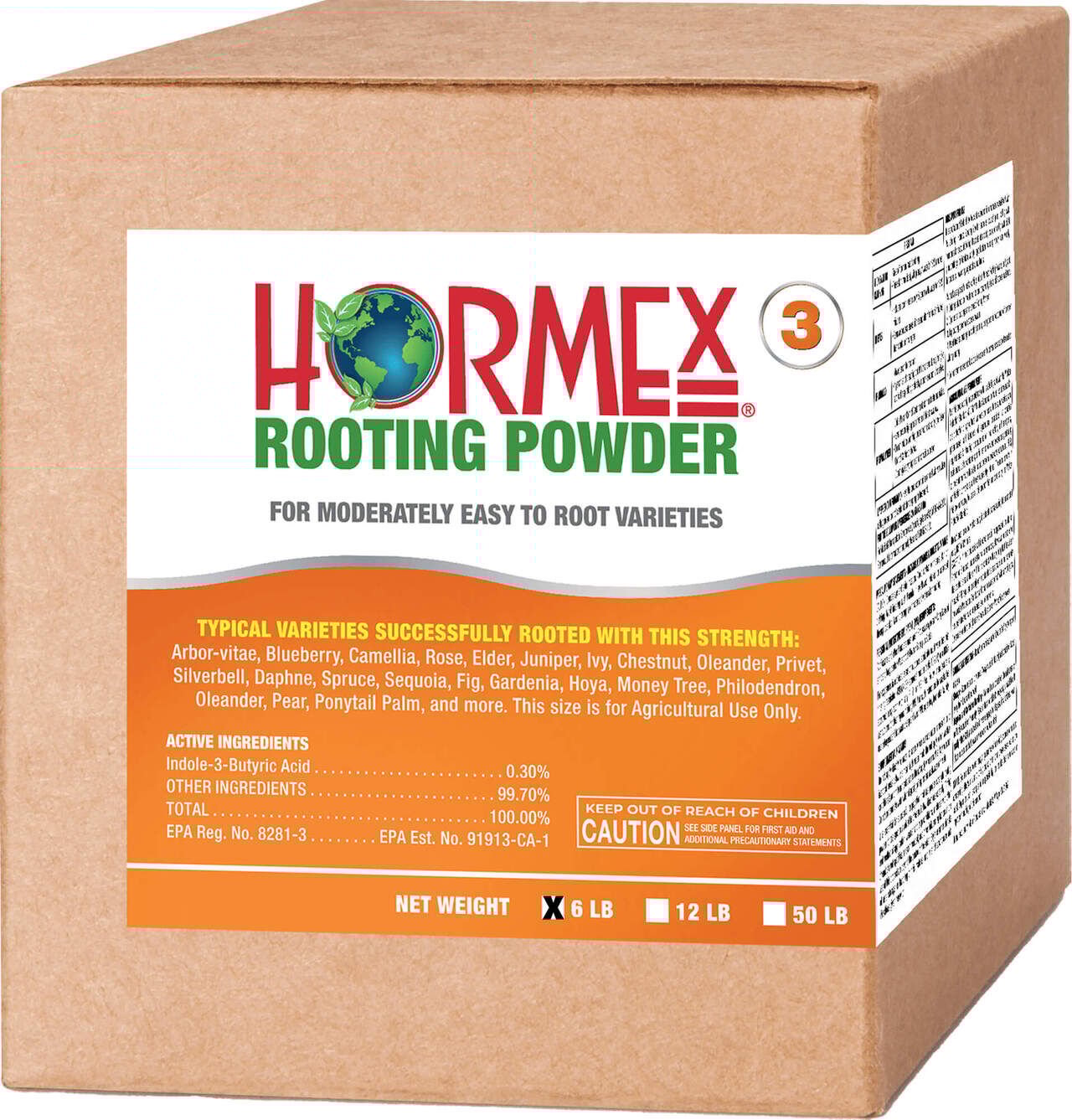 Hormex #3 Rooting Powder 6Lb (Direct)