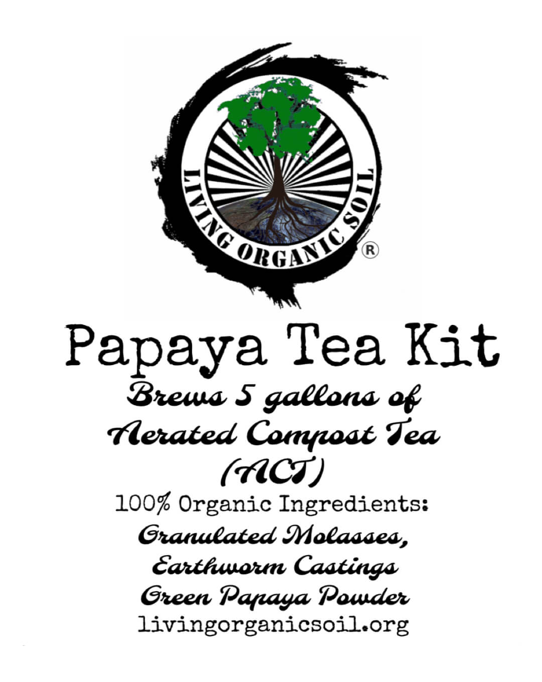 Papaya ACT Kit™ - Aerated Compost Tea Kit
