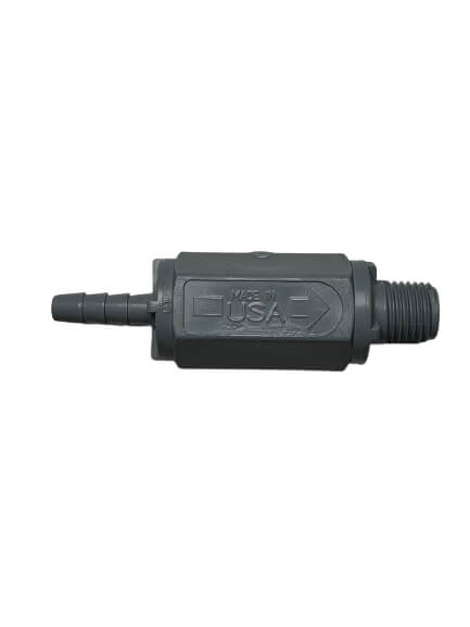 7901234 Knight Check Valve - 1/4" Barb x 1/4" MNPT Fitting - Viton Seal