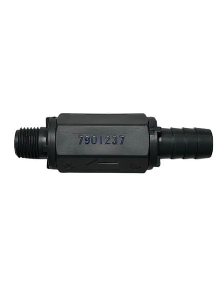 7901237 Knight Check Valve - 1/2" Barb x 1/4" MNPT Fitting - Viton Seal