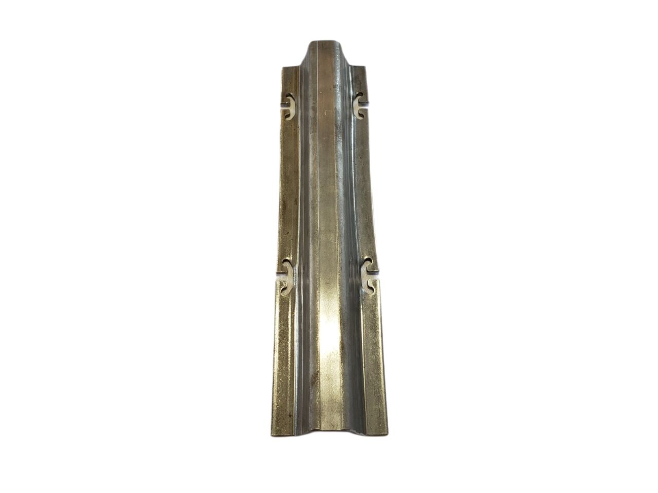 Flat Edge Vertical Line Post - 8' With One Hole & Notches