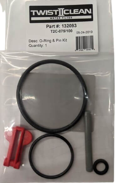 O-Ring & Pin Kit (For Element/Bowl) - T2C-075/100