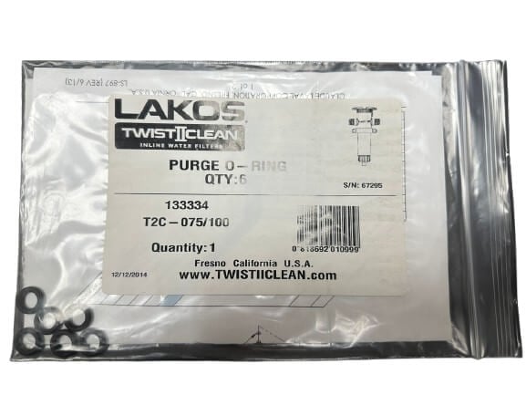 Purge O-Ring (Viton) (6-Pak) - T2C-075/100
