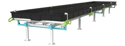 BOTANICARE SLIDE BENCH: 4FT WIDE x 47.5FT LONG x 30IN HIGH