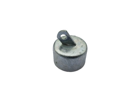 Rail End Cap - Offset 3" (Fits 2-7/8" OD Pipe) Hot Dipped Galvanized