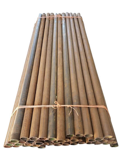 Round Steel End Post - 2-7/8'' By 9' No Spade