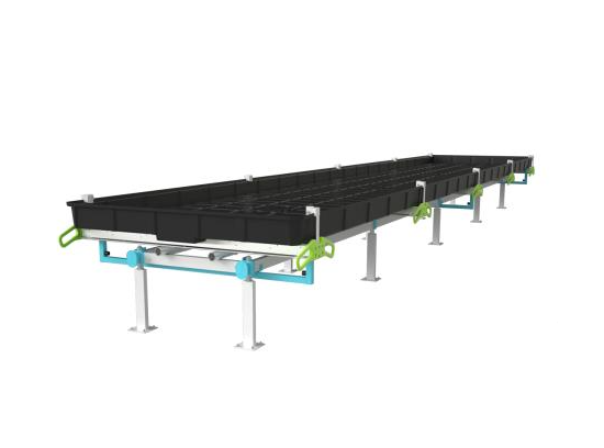 BOTANICARE SLIDE BENCH: 4FT WIDE x 100.5FT LONG x 30IN HIGH