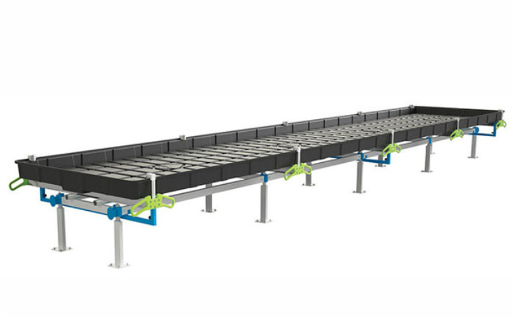 BOTANICARE SLIDE BENCH: 4FT WIDE x 18.5FT LONG x 20IN HIGH