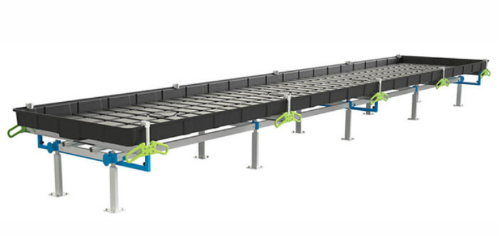 BOTANICARE SLIDE BENCH: 4FT WIDE x 20.5FT LONG x 30IN HIGH