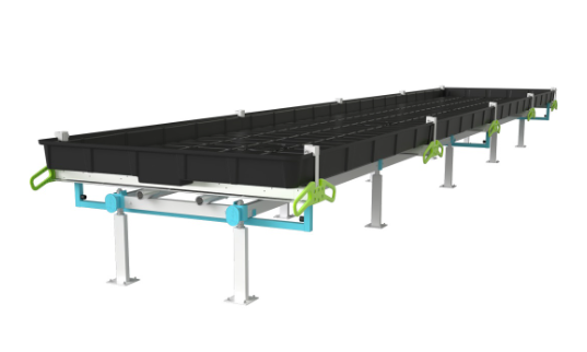 BOTANICARE SLIDE BENCH: 4FT WIDE x 23.5FT LONG x 12IN HIGH