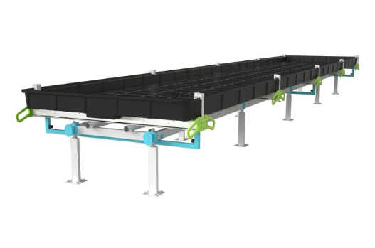 BOTANICARE SLIDE BENCH: 4FT WIDE x 32.5FT LONG x 30IN HIGH