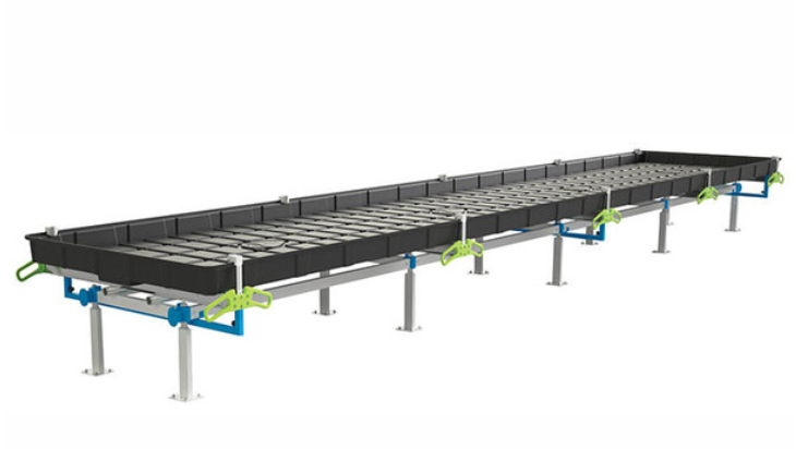 BOTANICARE SLIDE BENCH: 4FT WIDE x 12.5FT LONG x 30IN HIGH