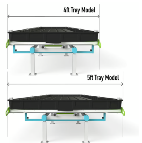 BOTANICARE SLIDE BENCH: 4FT WIDE x 35.5FT LONG x 12IN HIGHBOTANICARE SLIDE BENCH: 4FT WIDE x 35.5FT LONG x 12IN HIGH