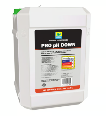 General Hydroponics PRO pH Down CDN 6 gal