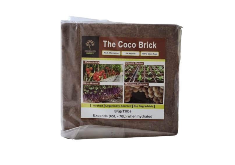 Compressed Coco Coir Brick - 5kg