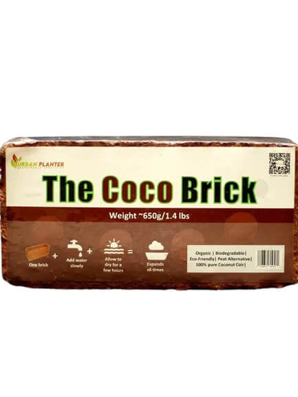 Compressed Coco Coir Brick