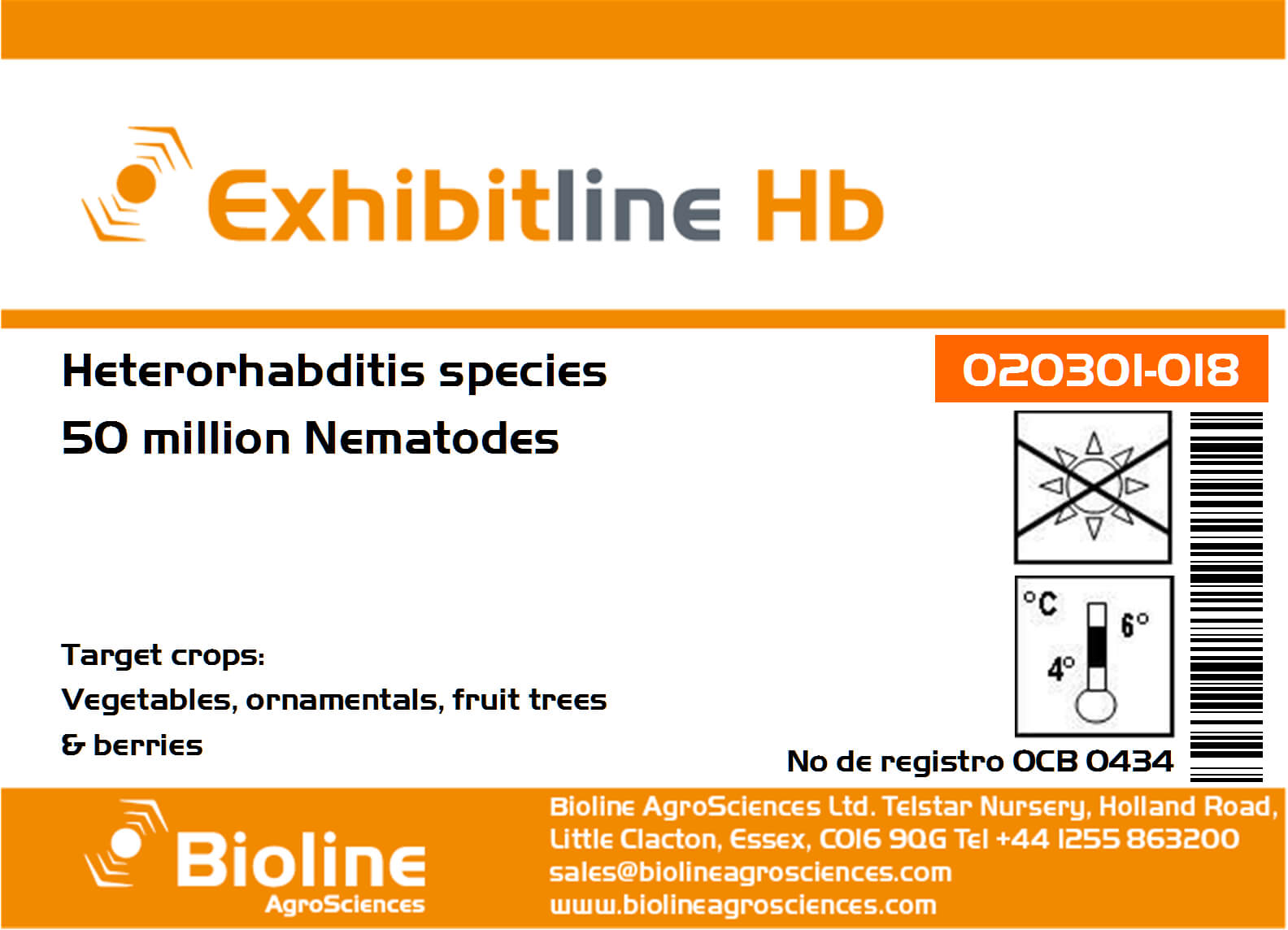 Exhibitline Hb -C- 1 Bag - 50 Million Individuals