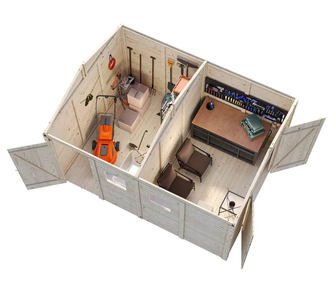 Premium Multi Room Shed