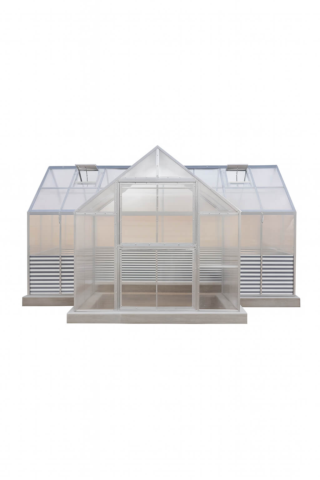 A-Frame Modular Greenhouse - Pop-Out-8' x 16' w/ 4'