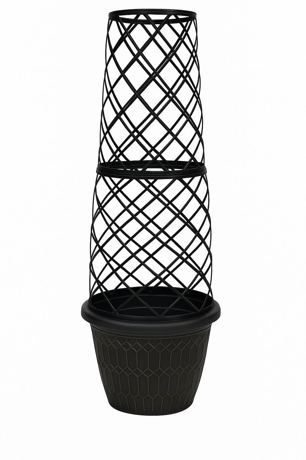 Empire Pot with Trellis
