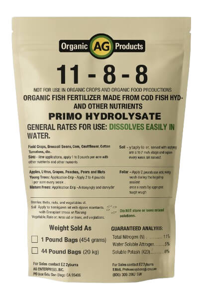 11-8-8 - Case (5lb-12Bags)