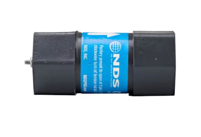 KBI PVC Adjustable Inline Spring Check Valve Sch 80 3/4" FPT x FPT | CV-0750-FF