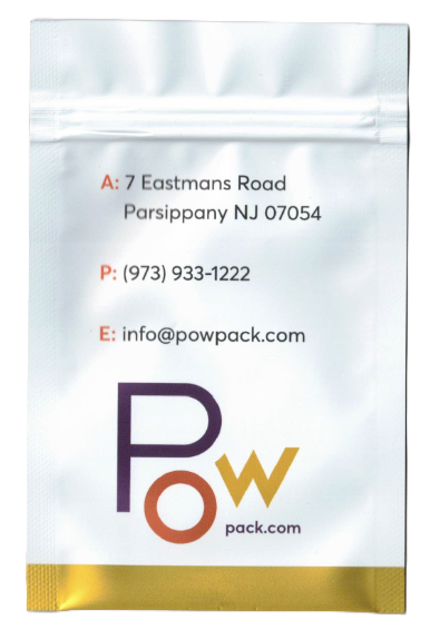 Soft-Touch Metalized Layflat Pouch with Standard Zipper