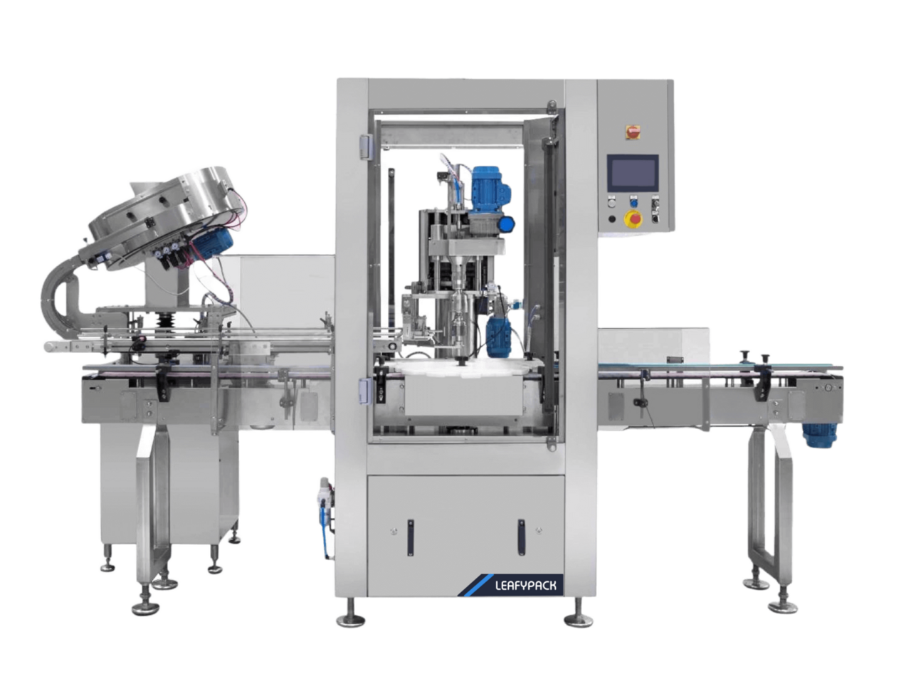 Automatic Capping Machine with Lid Feeder