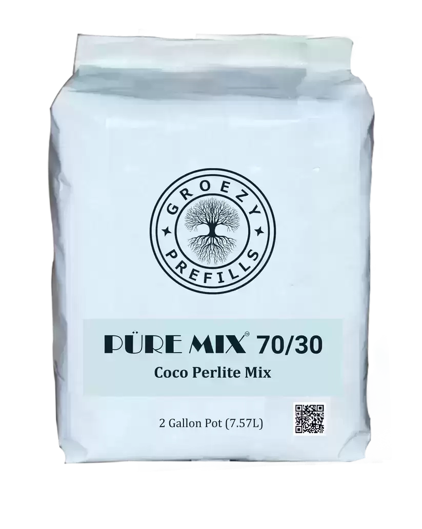 GroEzy™ 2 Gallon Prefilled 70/30 Coco Perlite Grow Bag -The Coco Depot