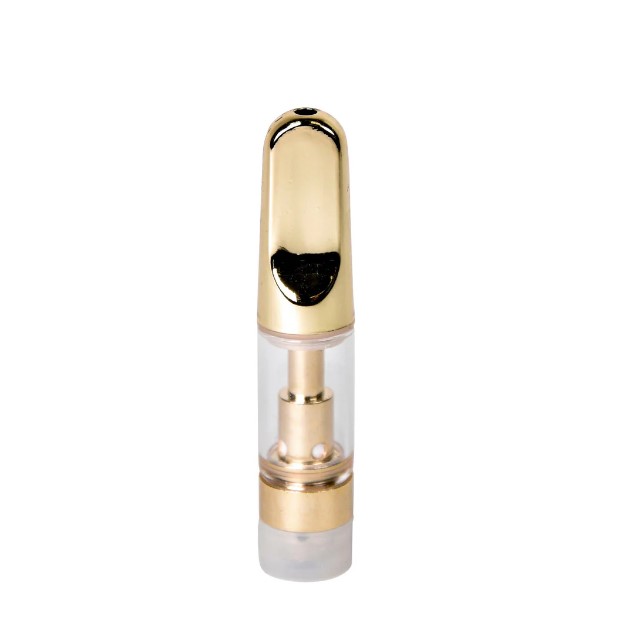 Empty 0.5mL 510 Gold Tip Vape Cartridge - Vape Pens Wholesale