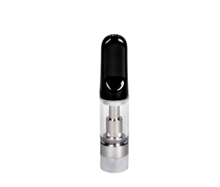 Empty 0.5mL 510 Black Tip Vape Cartridge - Vape Pens Wholesale