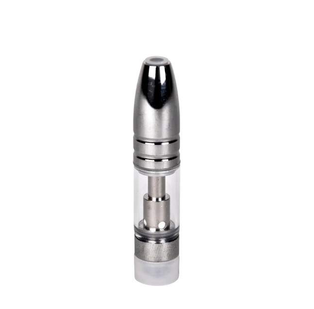 Empty 0.5mL 510 Silver Bullet Tip Vape Cartridge - Vape Pens Wholesale