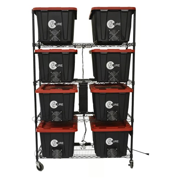 Ez Cure - 8 Pack with 4 Tier Shelf - EZ TRIM HARVESTING