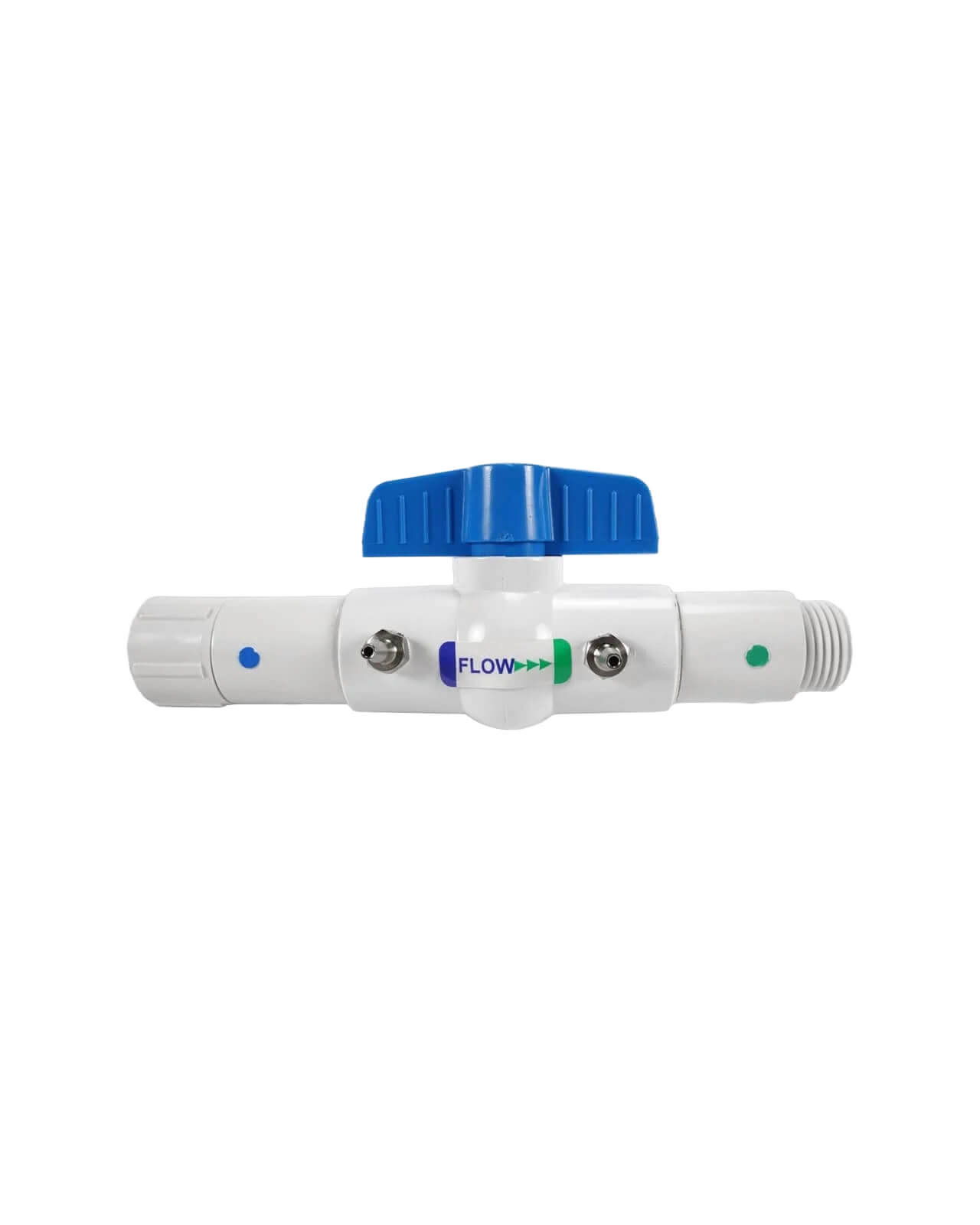 Hose Connector with Ball Valve - (For low flow applications)