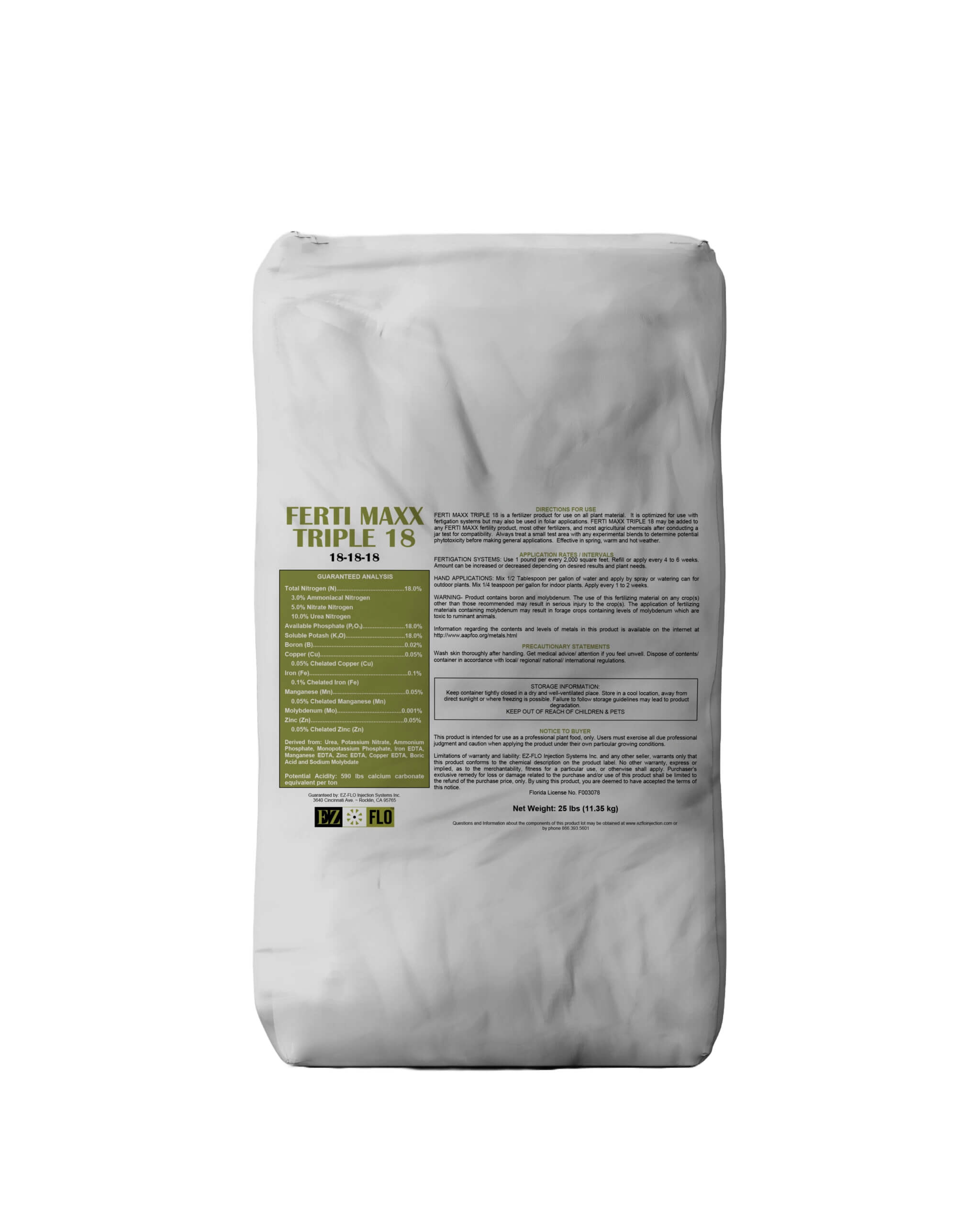 FERTI MAXX Triple 18 Blend - 25 lb bag